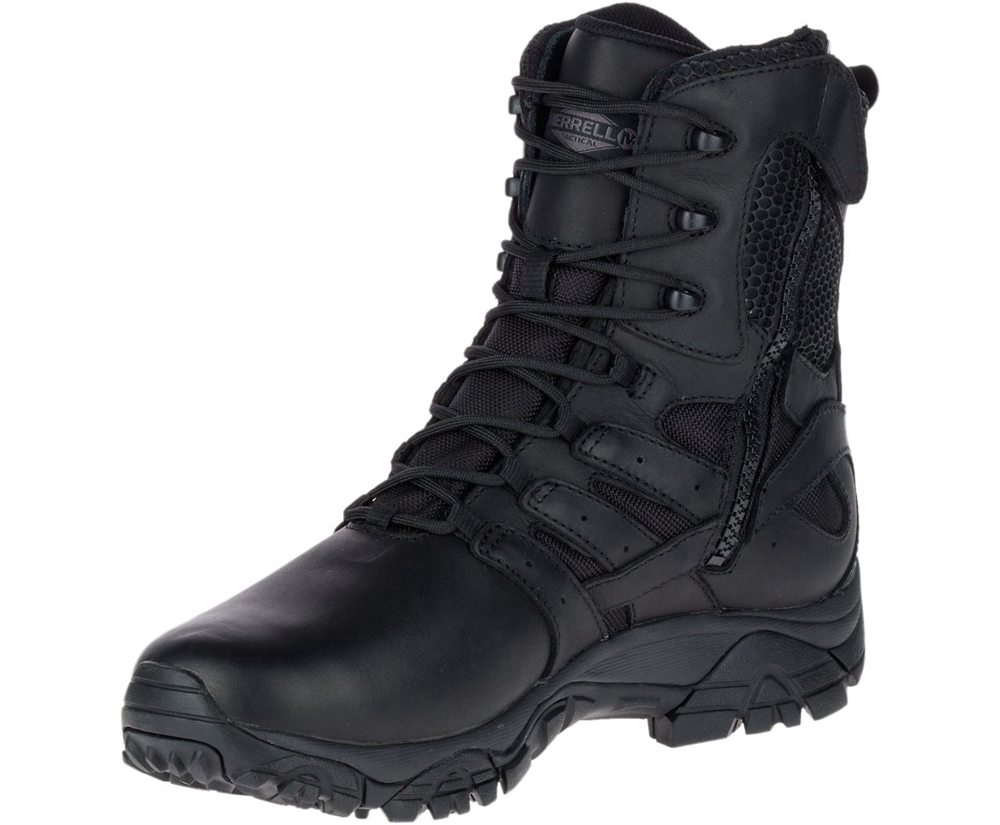 Botas Homem - Merrell Moab 2 8\" Tactical Response Waterproof - Pretas - SXD351472